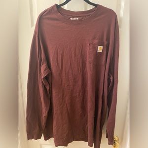 Never worn. Men’s Carhartt long sleeve tee